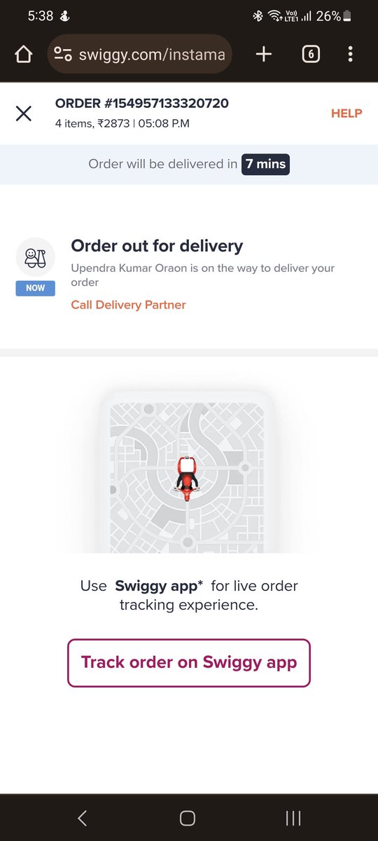 DjayS11's tweet photo. @SwiggyCares @SwiggyInstamart please help with the below order. I am trying to get in touch with support via your app for the past 45 minutes and it's still loading the help options. https://t.co/BJp7MarO8n
