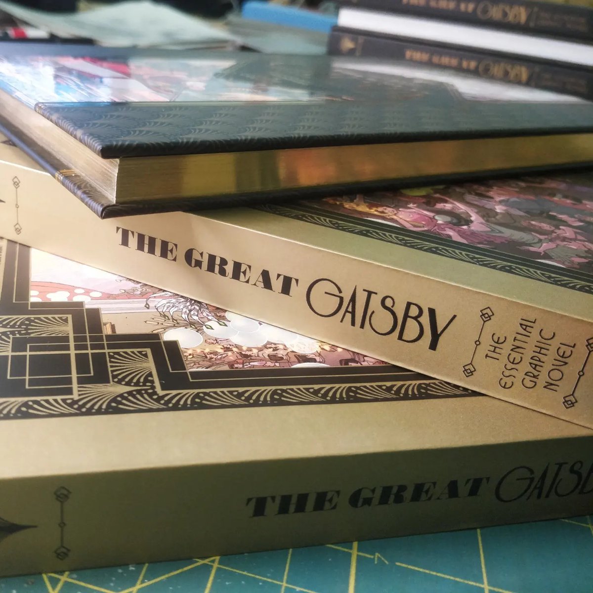 Just got my complimentary copies of The Great Gatsby from @clover_press and they are beautiful... ...hard to put into words how good it feels to see your hard work materialise into such a good edition. Like Vincent said 'it's the little differences...' and they do show.