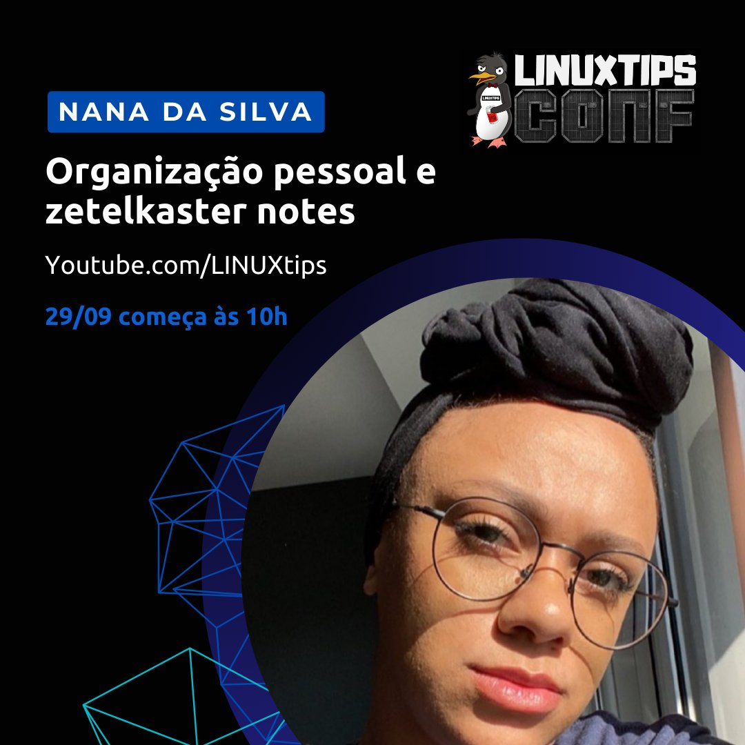 LINUXtipsBR's tweet image. Junte-se a nós para celebrar 9 anos de LINUXtips! #LINUXtipsConf #9AnosLINUXtips

Prepare-se para uma jornada incrível com mais de 20 palestras incríveis! Nossos primeiros convidados vão abrir o evento com tudo:

🕤 9:40 - 10:00 - Abertura por Jeferson Fernando

🚀10:00 - 10:30 -…