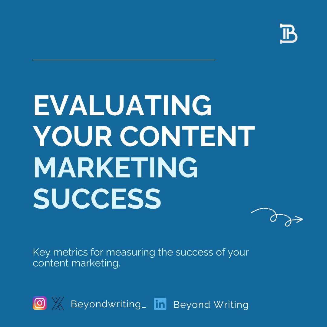 BeyondWriting_'s tweet image. Are you getting the most out of your content marketing? 
By tracking these metrics, you can see how your content marketing is performing and make adjustments as needed.

#beyondwriting #contentmarketingagency