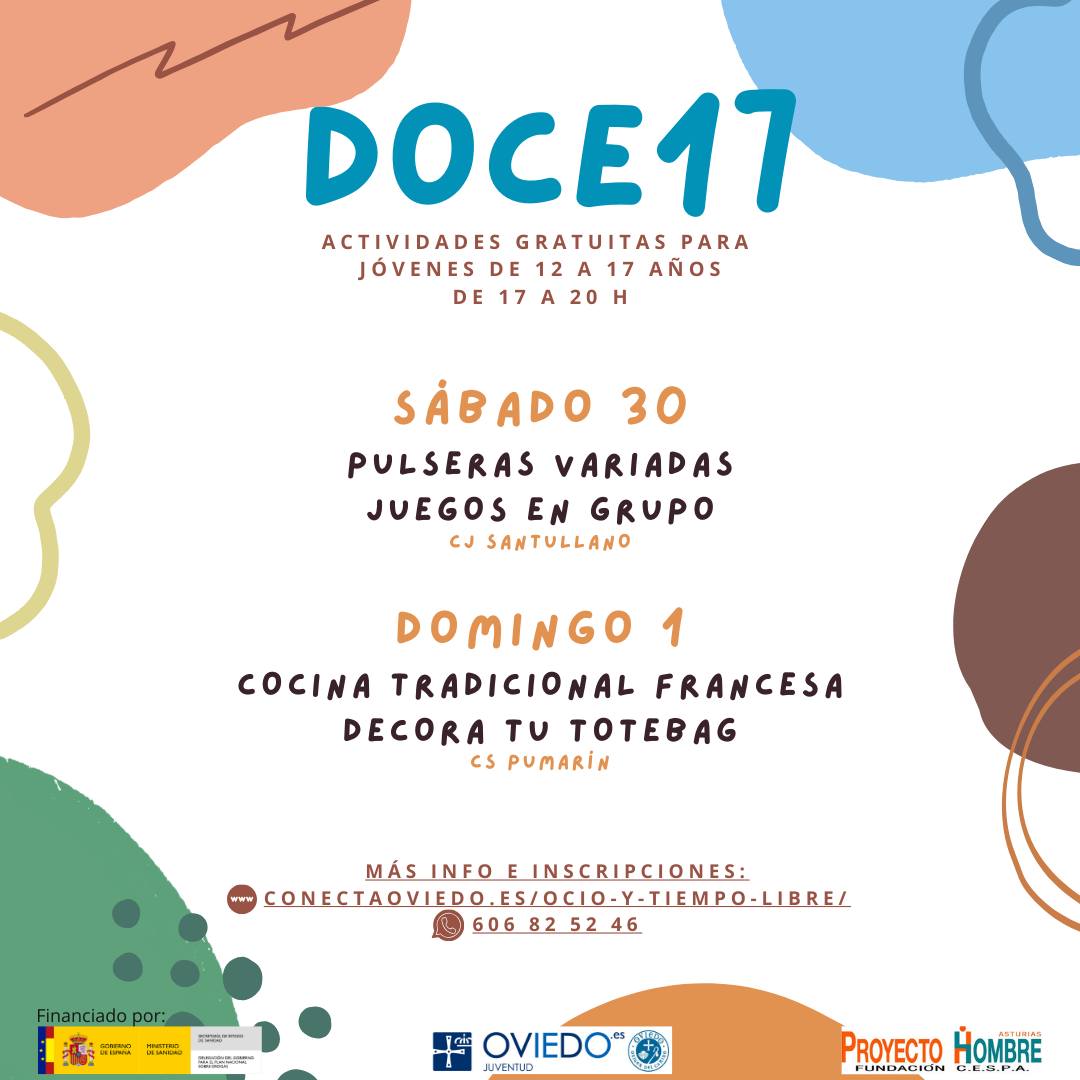 aytoviedo's tweet photo. 🕺Este fin de semana regresan los programas de ocio juvenil #LaNocheEsTuya y #DOCE17  

👀Echa un vistazo a la programación en https://t.co/2urgZaME8n https://t.co/55ob1zcG8H