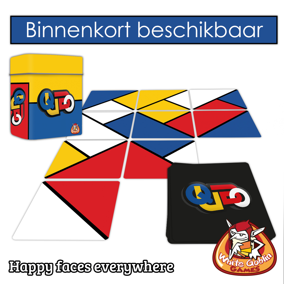 Aanstaande maandag is de release van QUBO <a href="/white_goblin/">white_goblin</a> van de Nederlandse auteur Vincent Andriessen. Net als KWATRO en PUNTO in een handig  klein blikje.