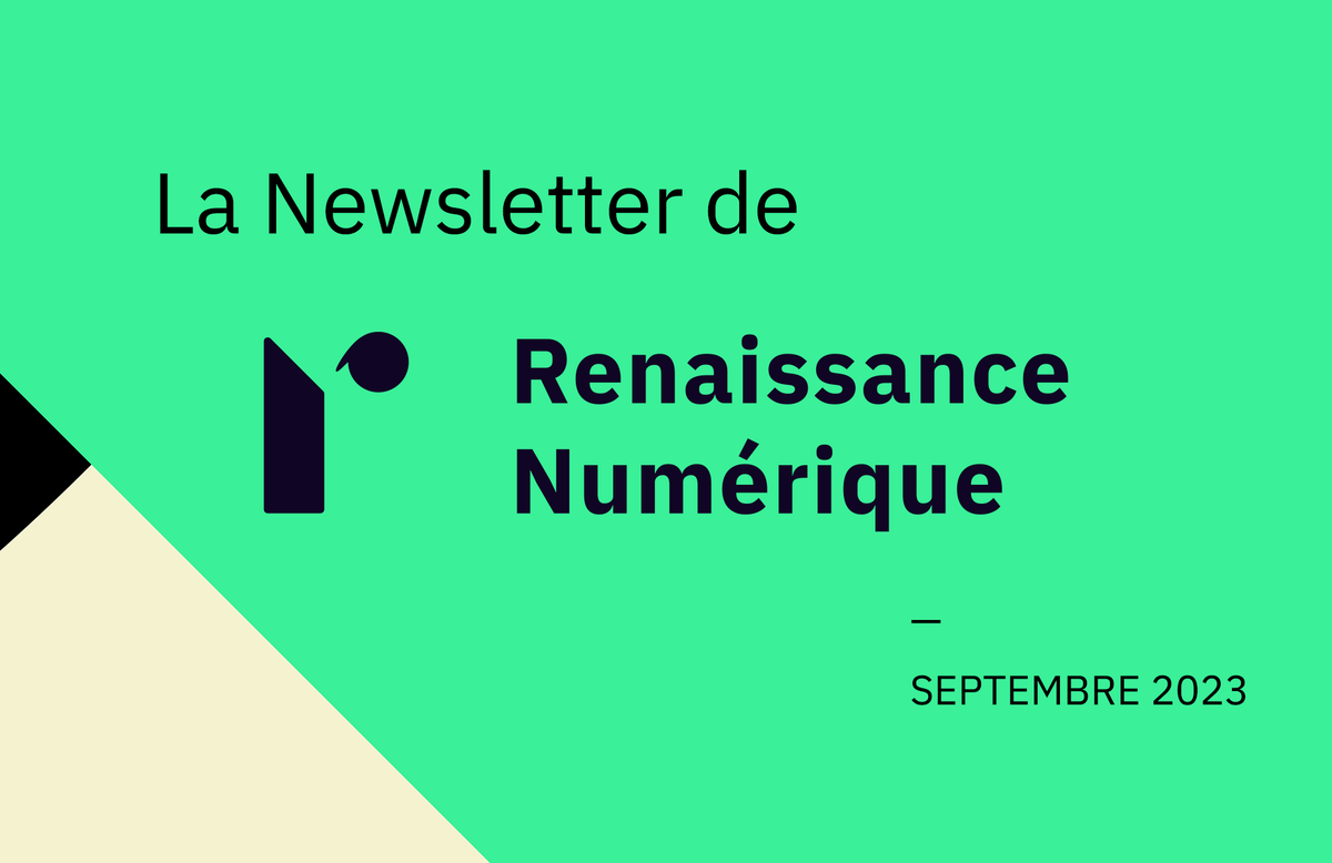 RNumerique's tweet photo. Dans la newsletter de @RNumerique ce mois-ci :

Dominique Pasquier et @hubertguillaud nous parlent de #zoomification ▪️ Retour sur l'#ASDN #propagations avec @BoullierDominic ▪️ Le think tank lance un projet de recherche sur l'#IA

Bonne lecture ! ⤵️
https://t.co/bfHMv8c2TU https://t.co/kImVQhhGQi