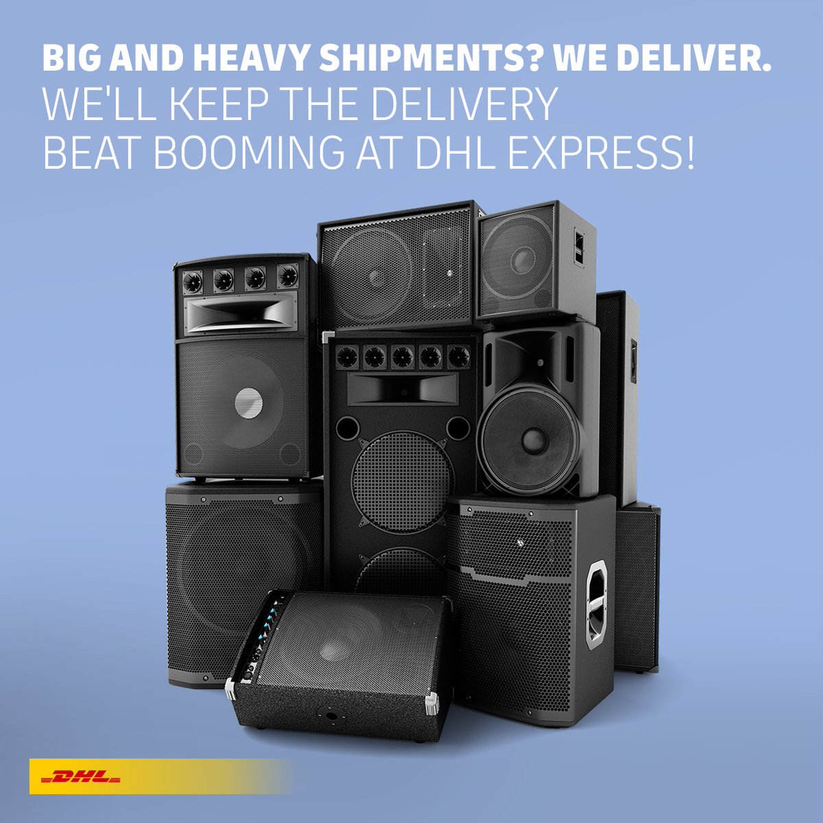 DHLexpress's tweet photo. From start to finish, we've got you covered! Our top-notch fleet and skilled professionals make delivering heavy shipments a breeze.
https://t.co/NNSpQwf3o4
#DHLExpress #Logistics #InternationalShipping #HeavyGoods #ShippingExperts https://t.co/H29LJNJCcG