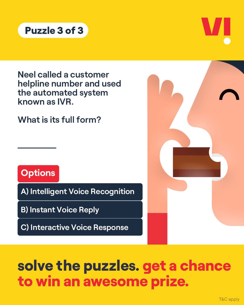 ViCustomerCare's tweet photo. The birthday after-party celebrations are in full swing 🥳🎂  
Solve this puzzle, share your answers in the comments using #ViTurns3, and stand a chance to win Disney+ Hotstar 🎬, unlimited calls 📲, 2GB/day ⬇ for a year or win amazing vouchers 🎫. 
.
.
#Contest #ParticipateNow https://t.co/6V92z4cjZT