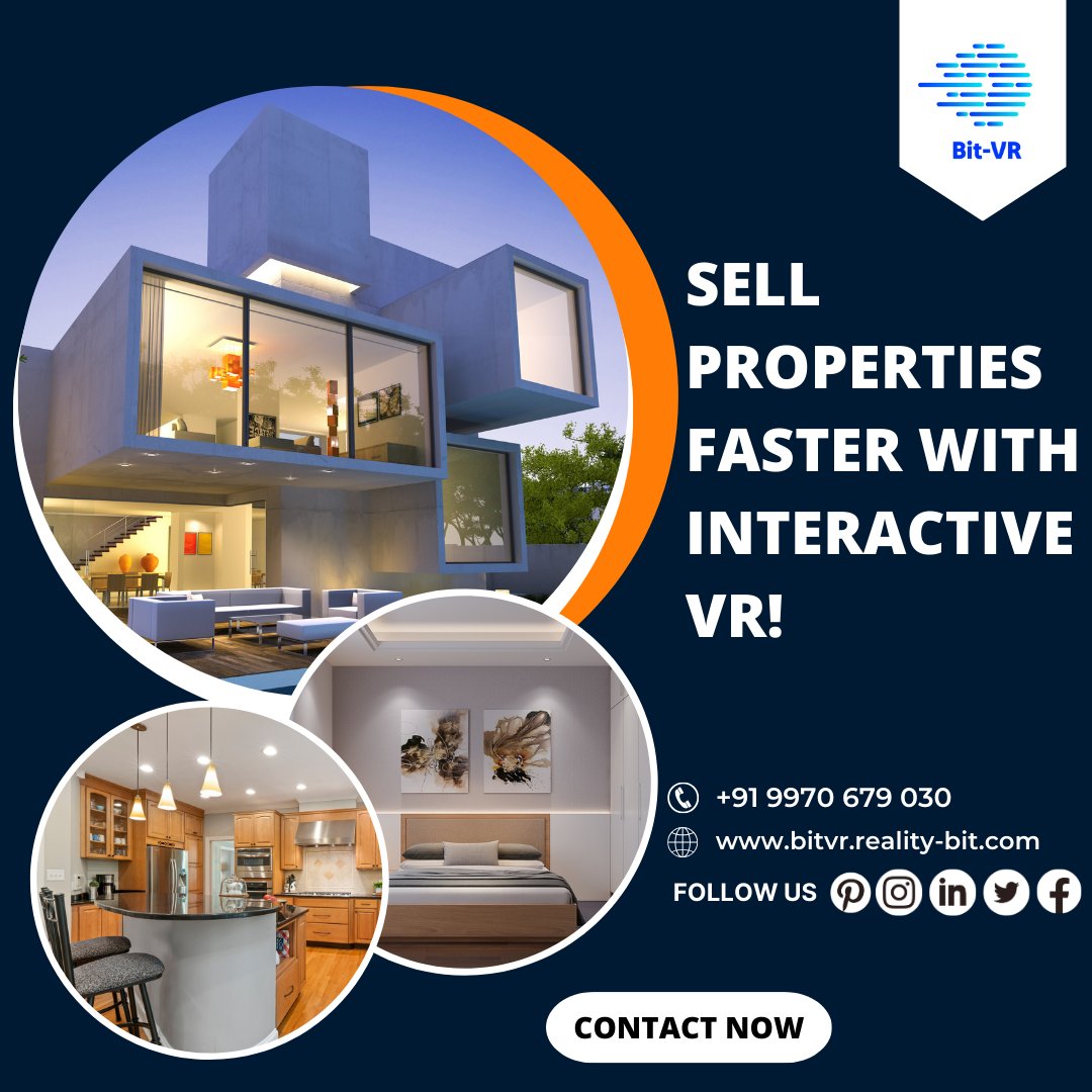 thebitvr's tweet image. Step into the future of property sales! Our interactive VR tours make selling properties a breeze. Experience it today!
.
#VirtualRealityRealEstate #PropertyTours #ImmersiveHomeViewing #VRPropertyShowcase #NextGenRealEstate #PropertyInnovation  #VirtualHomeExperience