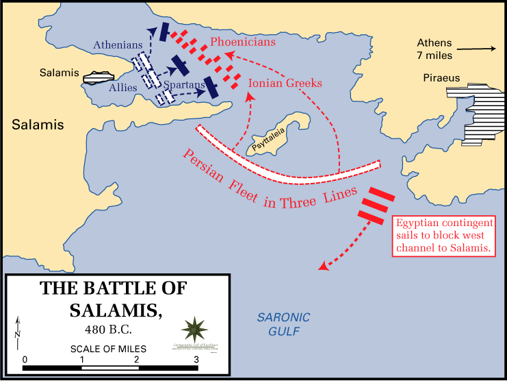 This Day in History #TDiH #OTD
29 September 480 BCE Battle of Salamis: The Greek fleet under Themistocles defeats the Persian fleet under Xerxes I.

#AncientHistory #GreekHistory #PersianHistory #365History