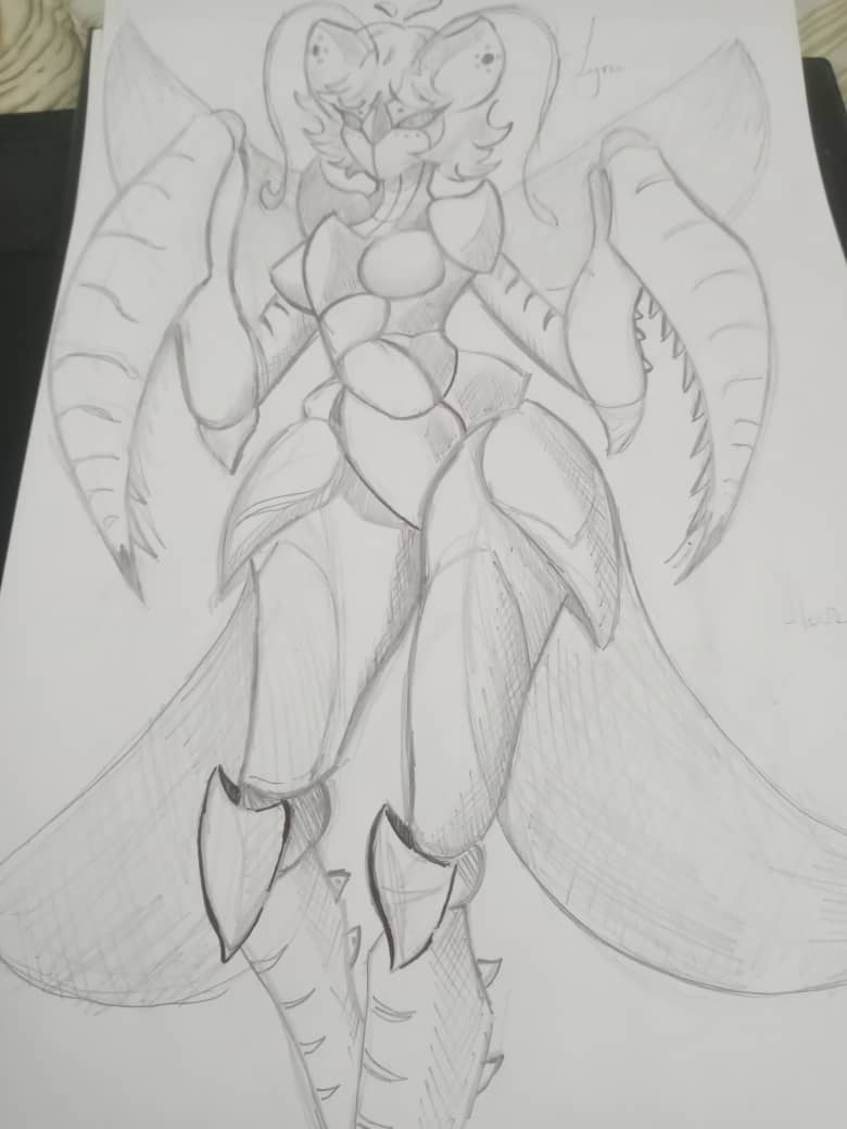 BioGP1's tweet photo. Something that both yesterday and the day before, "redesigns" of two Mantis characters: Elise (Devil's Flower Mantis) and Lyra (Orchid Mantis).

Humble doodles after all... hehe https://t.co/2nUZcBYssb