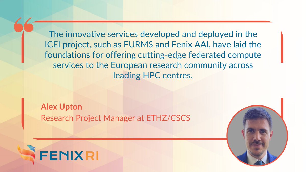 Fenix RI (@fenix_ri_eu) on Twitter photo 💻 Fenix holds webinars to help users and their audiences learn about the Fenix Infrastructure, its services, and resources.
🔗 Explore additional information about Fenix: fenix-ri.eu/media/webinars
👉Alex Upton provided his perspective on the ICEI-Fenix Infrastructure. 💻 Fenix holds webinars to help users and their audiences learn about the Fenix Infrastructure, its services, and resources.
🔗 Explore additional information about Fenix: fenix-ri.eu/media/webinars
👉Alex Upton provided his perspective on the ICEI-Fenix Infrastructure.
