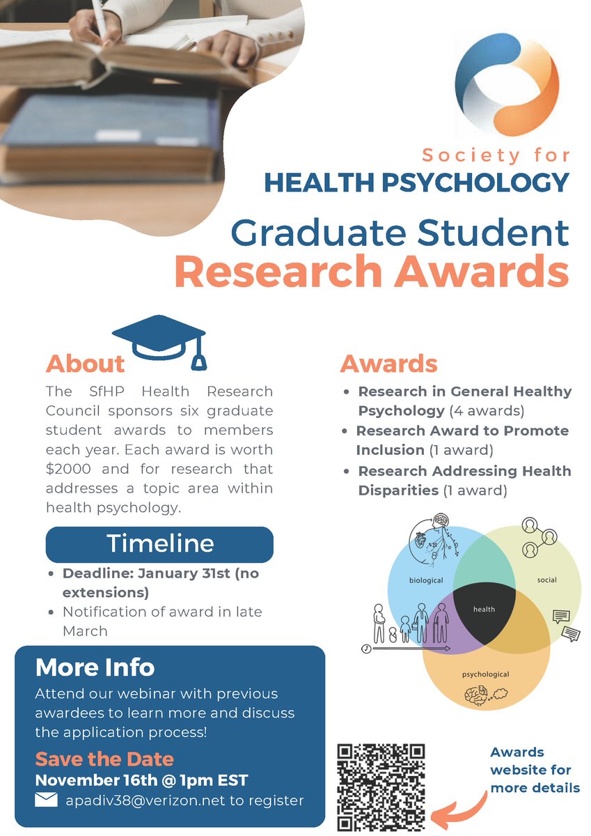 APADivision38's tweet photo. Attention SfHP Student Members 📢 https://t.co/acMywot9lD
