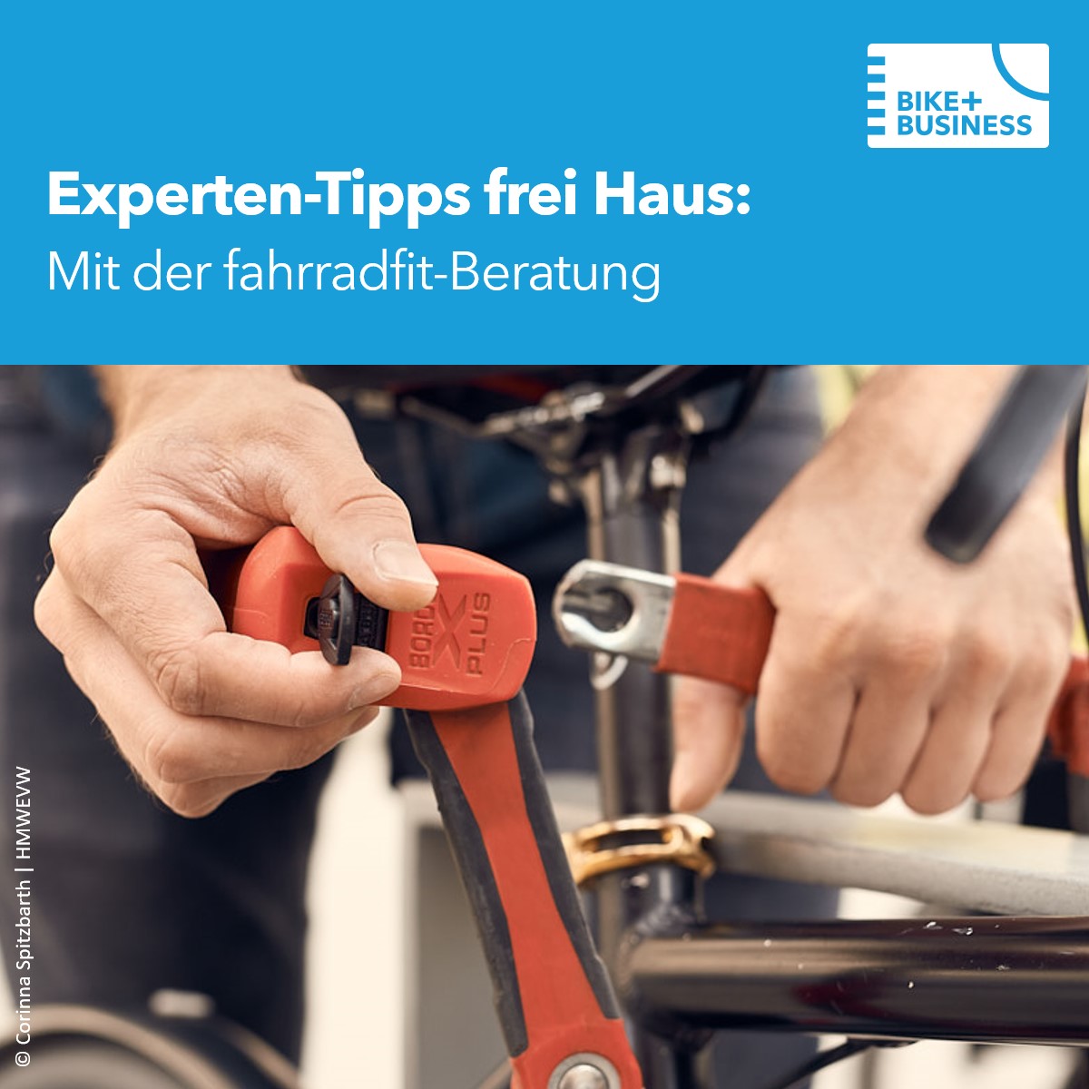 Mach dein Unternehmen fahrradfit! 🚲💪Egal ob ein neuer Fahrradständer oder ein internes Radler-Frühstück: mit der kostenfreien, persönlichen und individuellen Beratung von bike+business entwickeln wir gemeinsam wirkungsvolle Maßnahmen für ein #fahrradfreundliches Unternehmen!