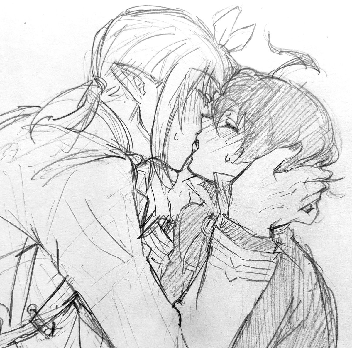 え、勿論キスしてるアズイル描くのも大好きですが????????? 