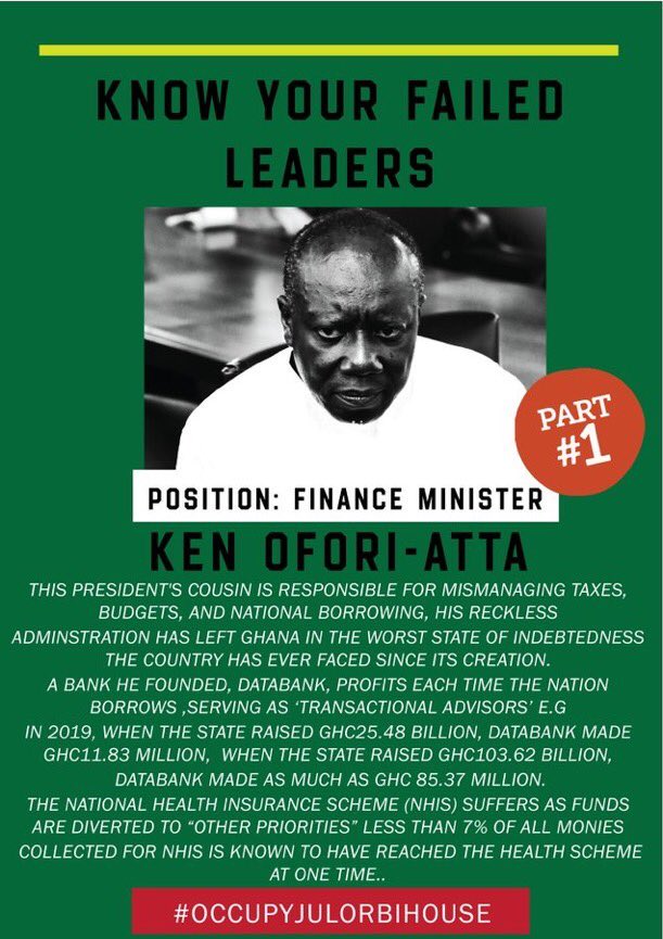 Koffy_9's tweet photo. As for this one, a day won’t even be enough for him. His failures can be made into a TV show. Know your failed leaders. #OccupyJulorbiHouse https://t.co/tmE2LhT53V