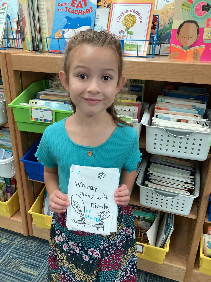 tcesRR's tweet photo. You know you are creating a child who loves literacy when they compose their own book! #readerandwriter #authenticwriting https://t.co/1Fv5Kt4RuZ