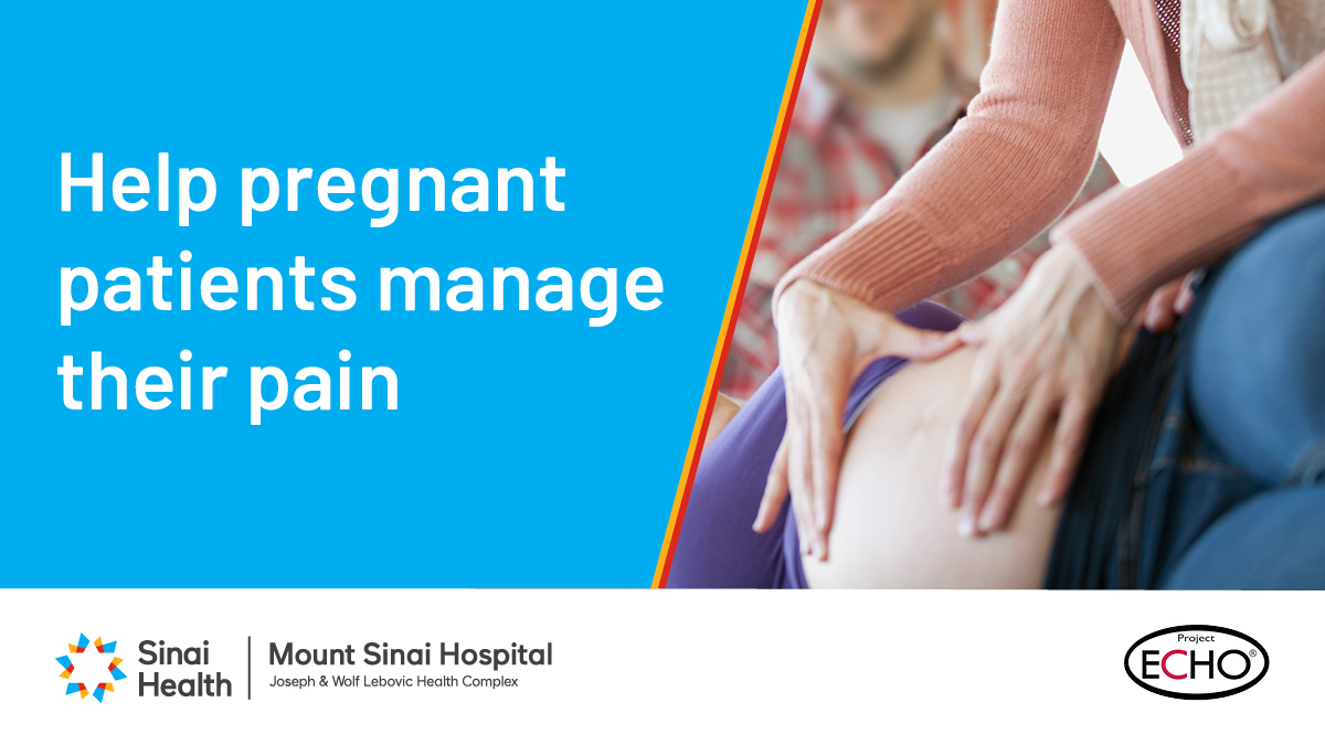 Sinai Health (@sinaihealth) on Twitter photo Calling all health-care providers! #MountSinaiToronto with <a href="/ECHO_ON_Pain/">ECHO Ontario Pain</a> and <a href="/GovCanHealth/">Health Canada and PHAC</a> is providing a FREE, weekly virtual education series. Gain practical, evidence-based guidance on helping patients with pain management during pregnancy. Register: bit.ly/460cNsd Calling all health-care providers! #MountSinaiToronto with <a href="/ECHO_ON_Pain/">ECHO Ontario Pain</a> and <a href="/GovCanHealth/">Health Canada and PHAC</a> is providing a FREE, weekly virtual education series. Gain practical, evidence-based guidance on helping patients with pain management during pregnancy. Register: bit.ly/460cNsd