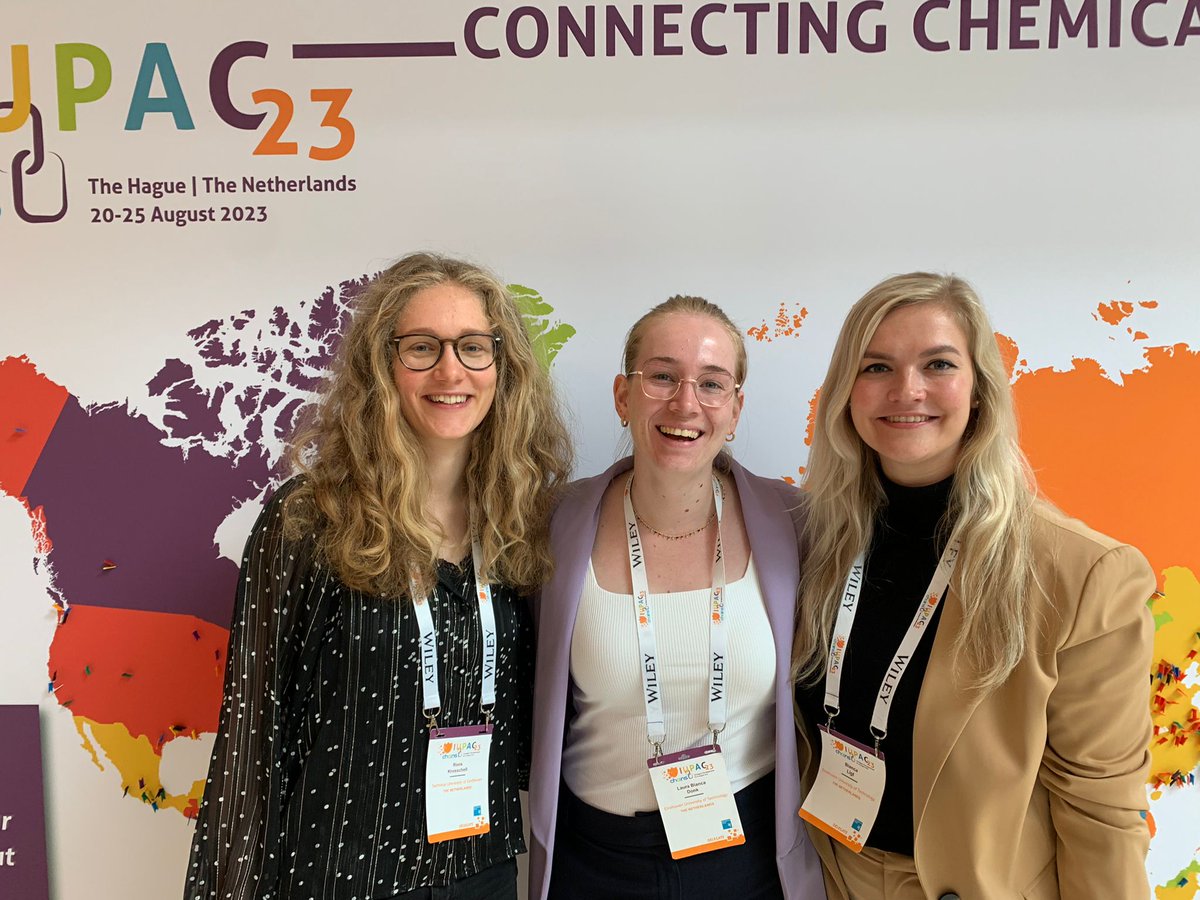 Busy summer with conferences, first:
👩‍🔬 IUPAC/CHAINS in The Hague, where I was inspired by a very wide range of talks: not just chemistry, but also effects on society and career were topics of discussion.