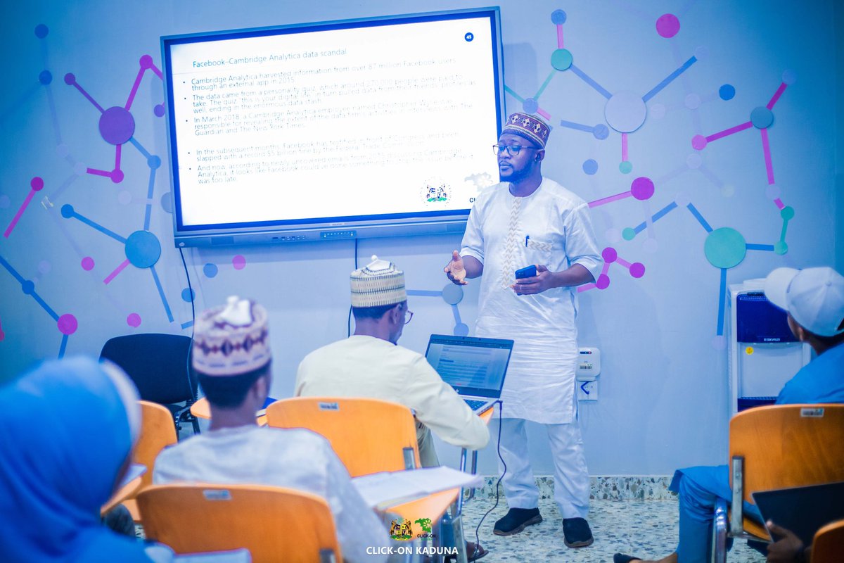 floriecent1's tweet image. The  first few weeks of being a #DataSciencefellow @ClickOnKaduna has been great. The classroom lectures were interesting, educative and interactive. First fieldwork gave us the opportunity to actively participate in the Kaduna State bureau of statistics  #SDGS survey. #DSFP 3.0