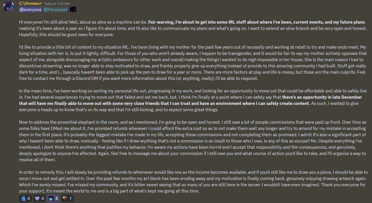 Athena (Aspiring Synthetic VTuber) tweet media