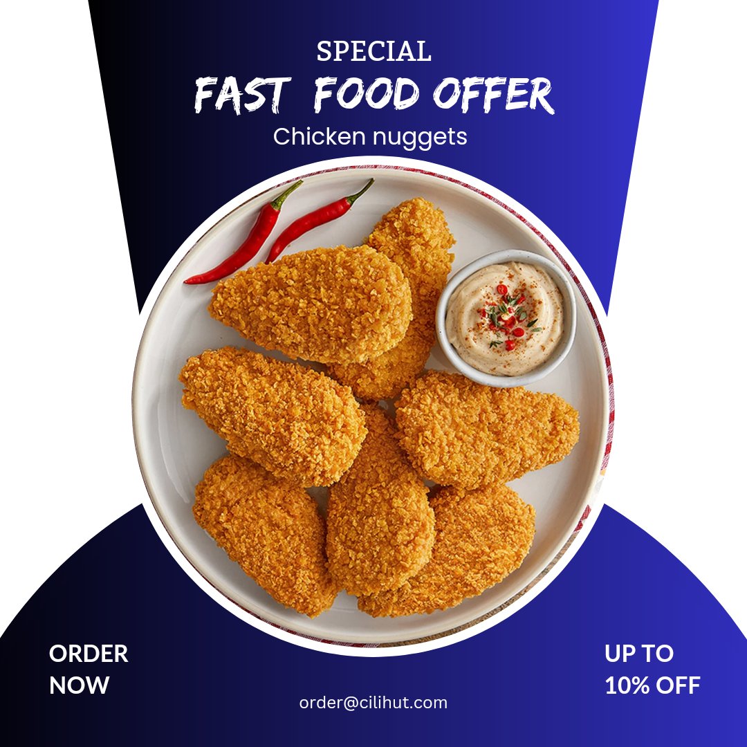 Cilihut's tweet photo. Yummy Chicken Nuggets 😋 https://t.co/Rxbv1ml5Xe