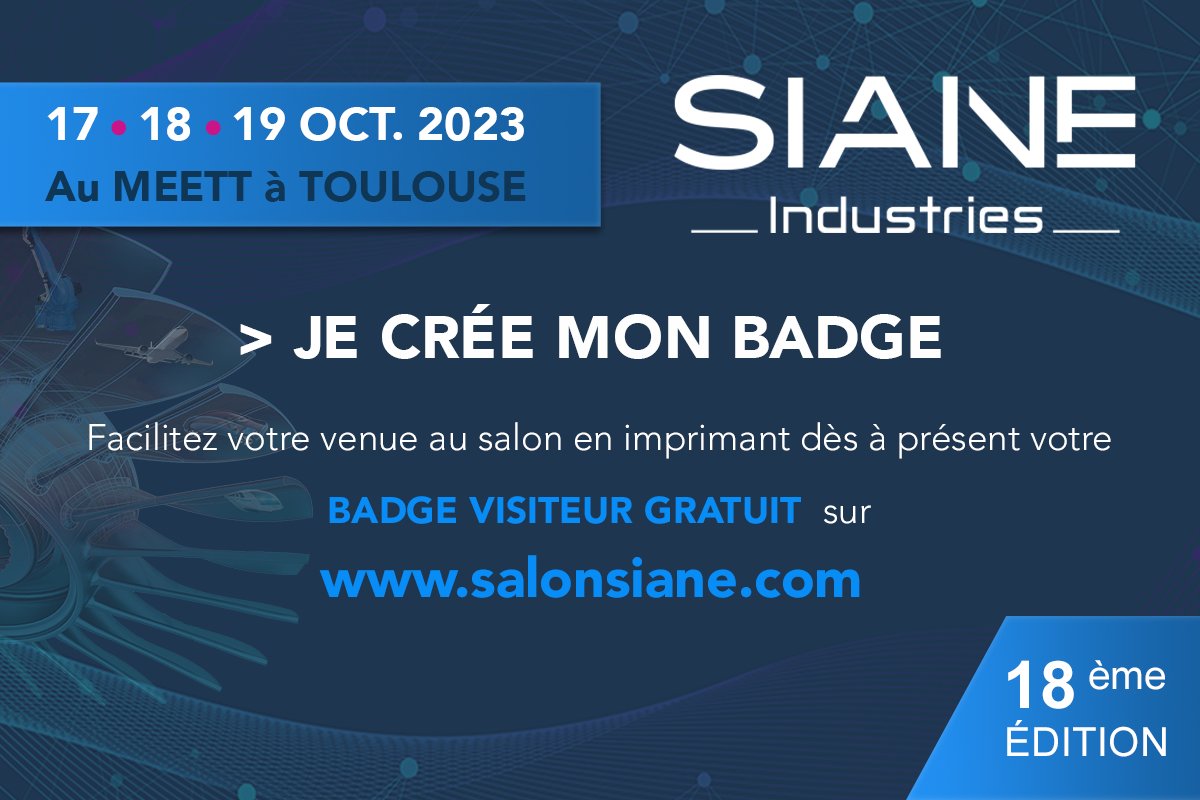 LaFrenchFab's tweet image. C'est le retour du #Siane, le plus grand salon industriel du Grand Sud qui se déroulera les 17, 18 et 19 octobre 2023 ! 💪 

Pour sa 18ᵉ édition, l'événement mettra à l'honneur les leviers d'une croissance industrielle. 🚀 

Inscription 👉 spkl.io/60114miGW

#FrenchFab
