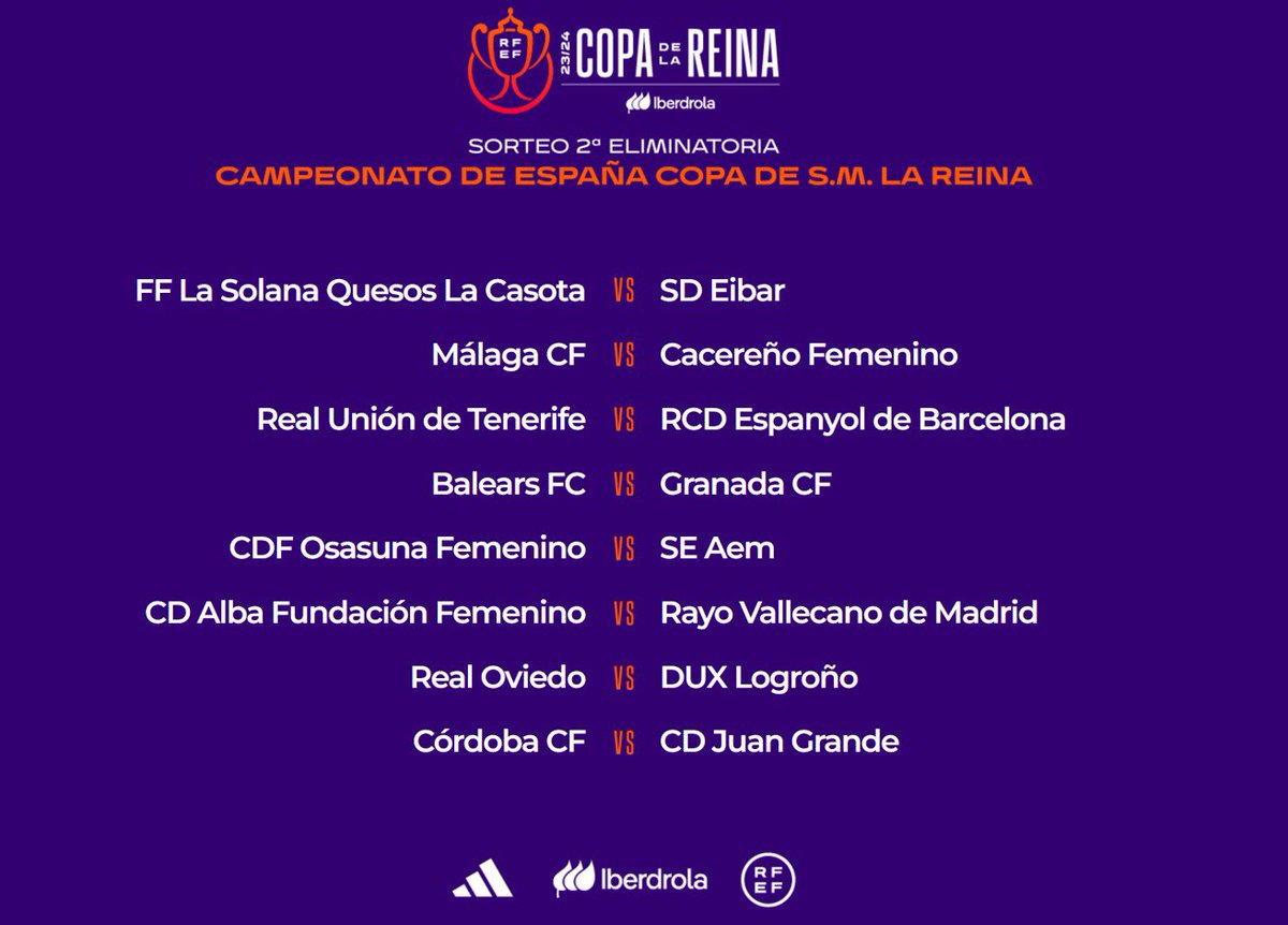 RUTFem_oficial's tweet photo. COPA DE LA REINA🏆

Ya tenemos rival 🆚 @rcdespanol 💪🏽

Pronto anunciaremos día y hora.❤️💙 https://t.co/RYrC9j6Ysa