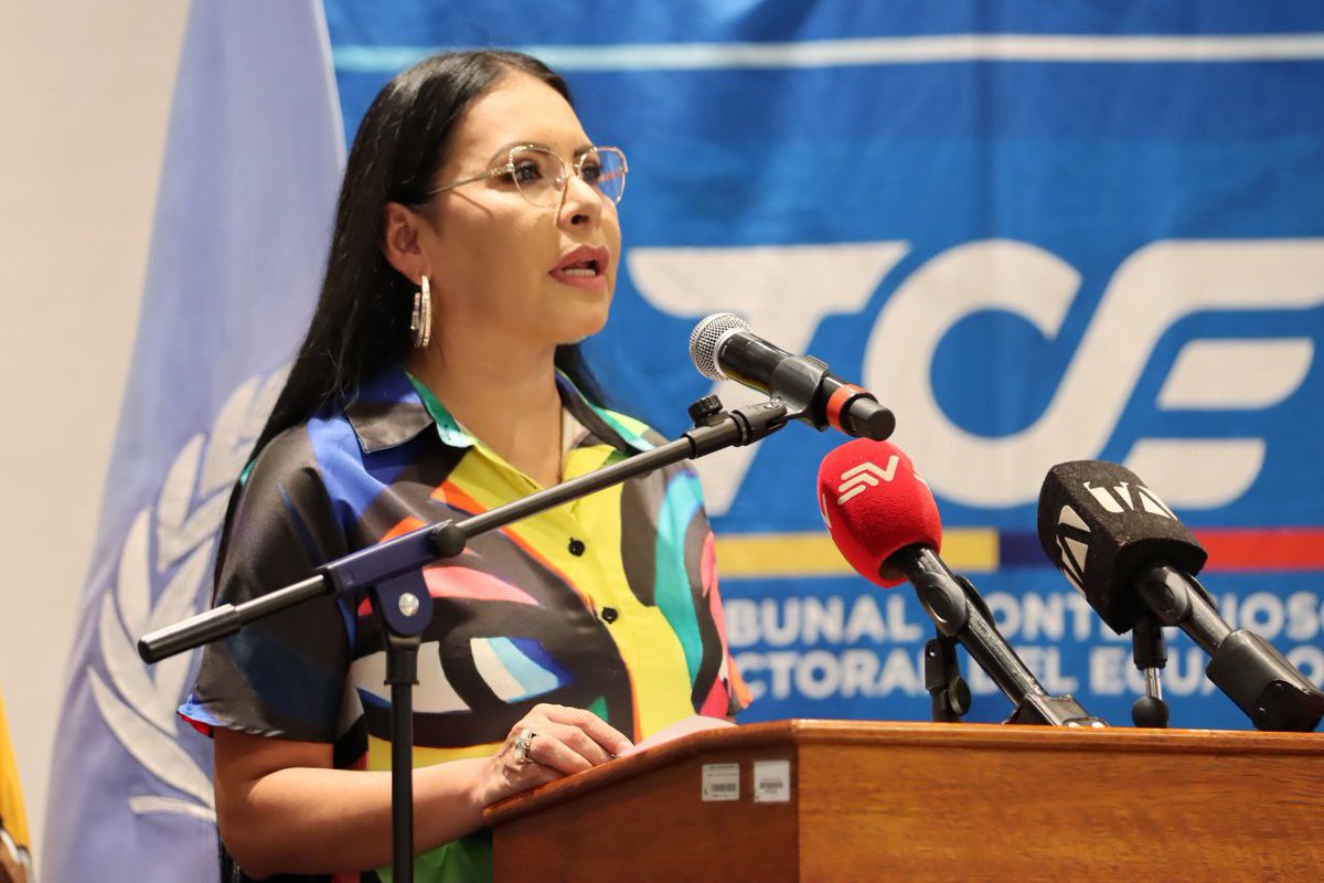cnenapo's tweet photo. @DianaAtamaint @TCE_Ecuador @PNUDEcuador @UEenEcuador @aecidecuador #DíaJusticiaElectoral ⚖️ | ¨Que este seminario sea el espacio fundamental para dar respuestas contundentes a la ciudadanía, que puede ver a una Función Electoral unida y con sus instituciones fortalecidas¨, señaló nuestra presidenta, @DianaAtamaint. https://t.co/1el6PFHKwa
