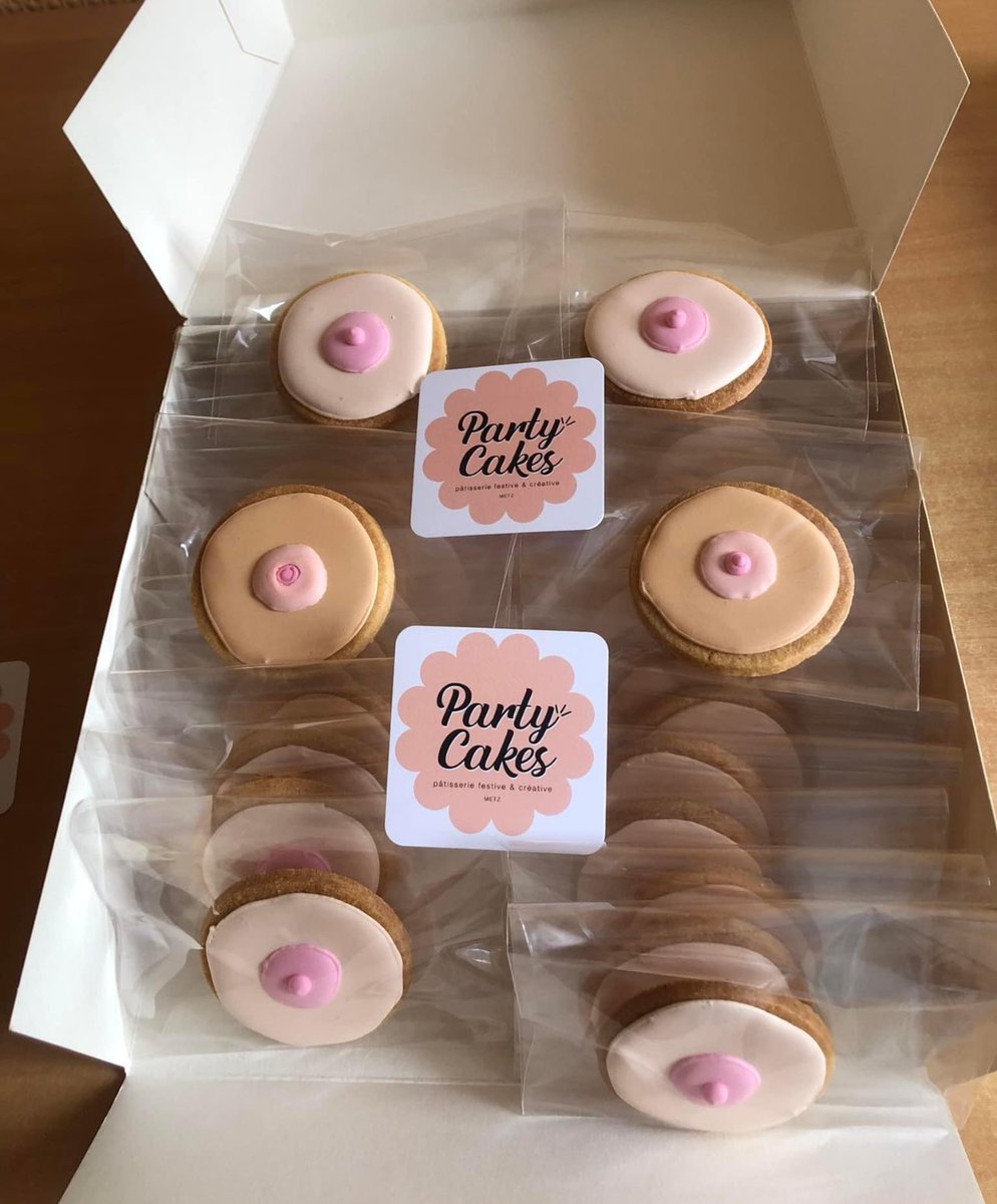 Les biscuits Octobre Rose de Party cakes Pontiffroy Metz, que vous pourrez acquérir au stand des inscriptions 
dimanche  1er octobre sur le Rose and Roll Tour 
😉🩷🚲🛴🛼