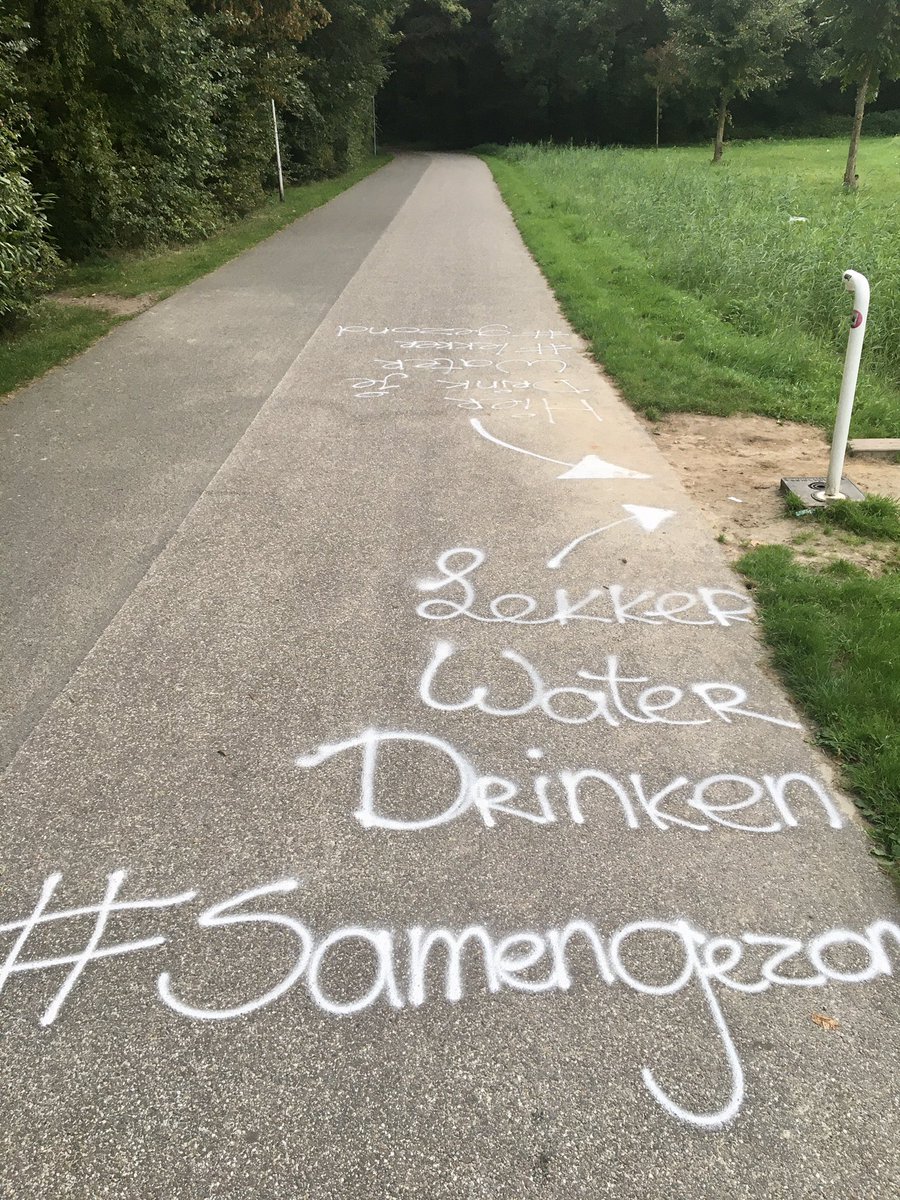 Goed Geregeld! 
een water tappunt bij de Oosterplas. 

Dankjewel 
.
<a href="/shertogenbosch/">'s-Hertogenbosch</a> 
<a href="/Brabant/">Provincie Noord-Brabant</a> 
@BrabantWater