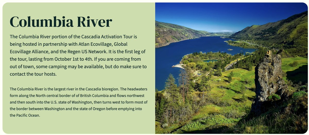 cognitivepolicy's tweet photo. Our bioregional activation tour in Cascadia begins this Sunday in the Columbia River Gorge -- with an opening ceremony hosted by the native people of this incredible landscape.

Go here if you'd like to join us in person:
https://t.co/s2DTnp3wCp

#RegenerateCascadia https://t.co/tij6SQQ5wo
