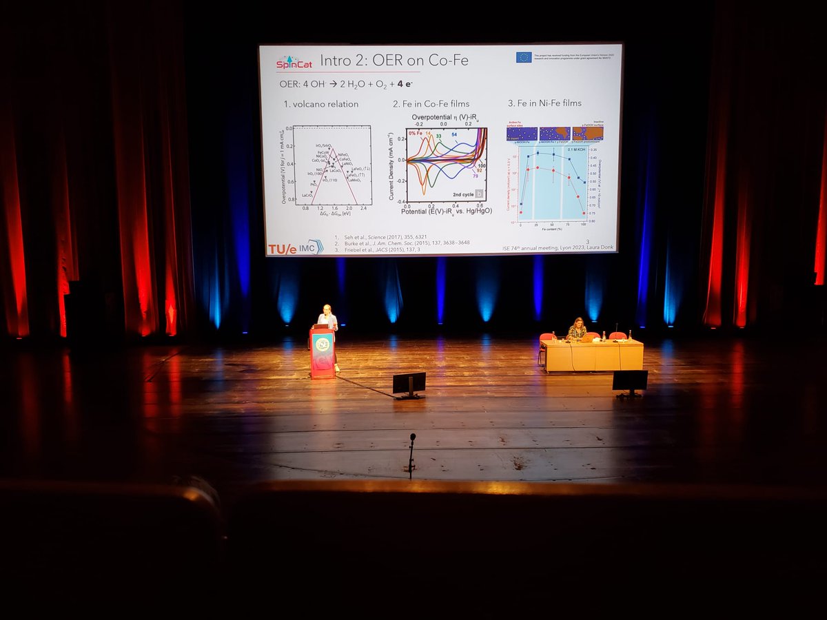 At ISE, Lyon: I contributed an oral talk here, about Co-Fe electrodeposited films. My round was scheduled in the large auditorium, what an experience!