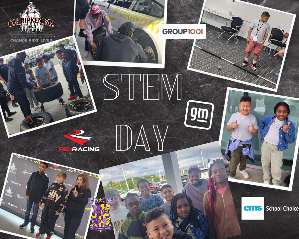 5th graders attended STEM Day at GM Technical Center! They got to see pit crews change tires, fuel up cars, and physics that make these things possible. They were treated to Sphero robot race in a coding lesson! @Group_1001 @revracing @CalRipkenSrFdn @generalmotors @CMSoptions