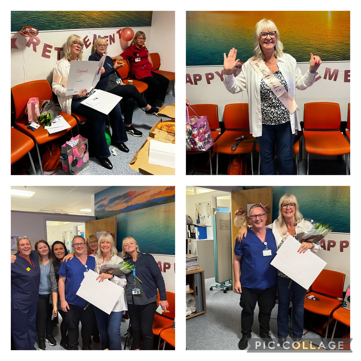 Best wish to Sharon on her retirement thank you from SAU for all you hard work I really appreciate what you have done for since I became your manager ❤️❤️❤️❤️