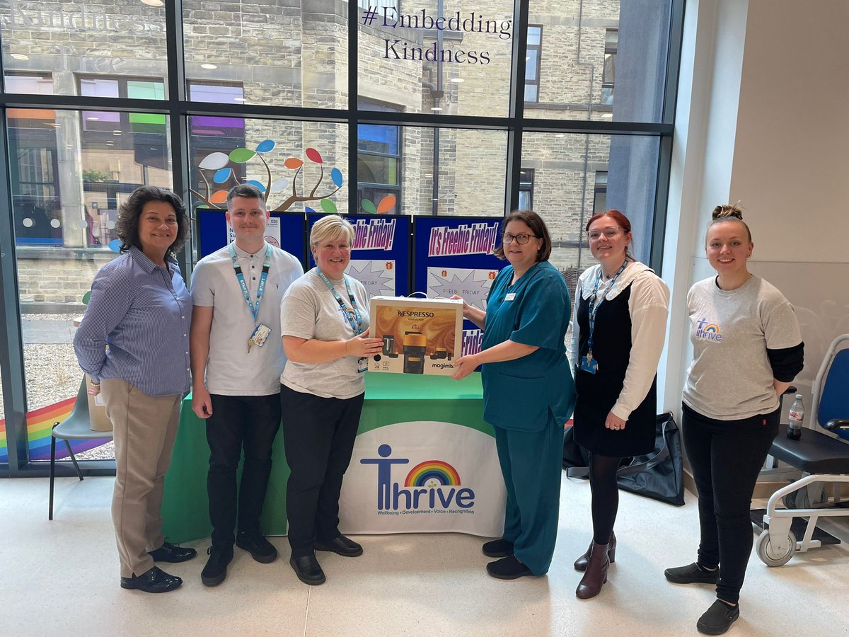 Congratulations to <a href="/SamanthaBull8/">Samantha Jane 💙💛</a> on winning the Nespresso coffee machine for her and her team! Well done!