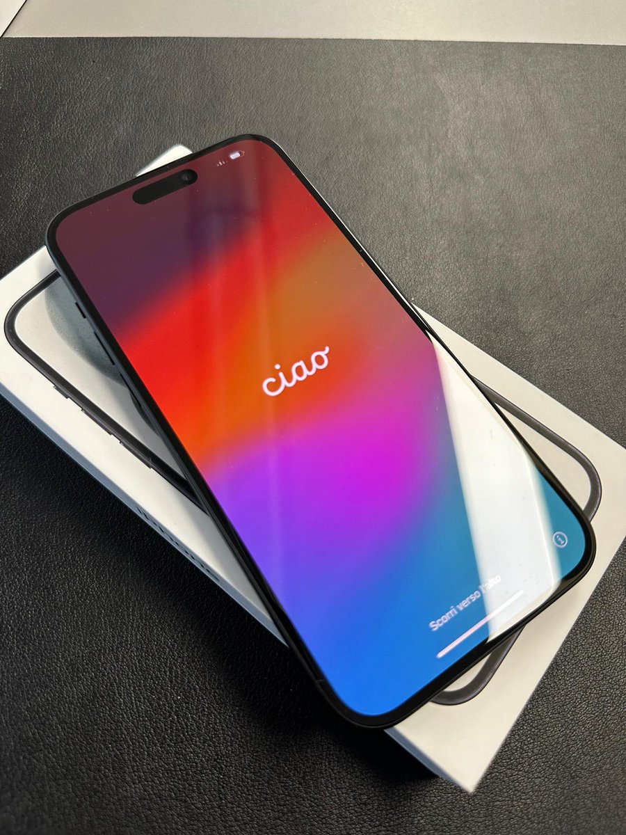 TrenDevice's tweet photo. 🔔 ANNUNCIO SPECIALE: abbiamo ricevuto i primi #iPhone15! 🤩 Presto potrai trovarli sul nostro sito 🔜 Continua a seguirci e controlla il sito per essere il primo a scoprire le prossime disponibilità di iPhone 15. 📱♻️
#TrenDevice #TrenDeviceStore #NuoviArrivi https://t.co/9OHfjJGx2O