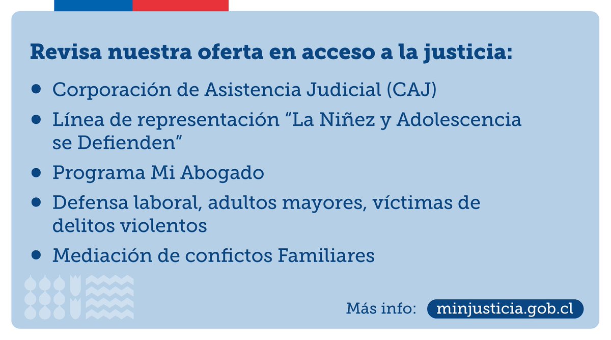 Hoy es el Día Nacional del #AccesoALaJusticia ✨ Dando respuestas a tus necesidades, acompañando y respondiendo tus inquietudes jurídicas, estamos en todo el país respetando tus derechos.  
Desliza para conocer más >>>