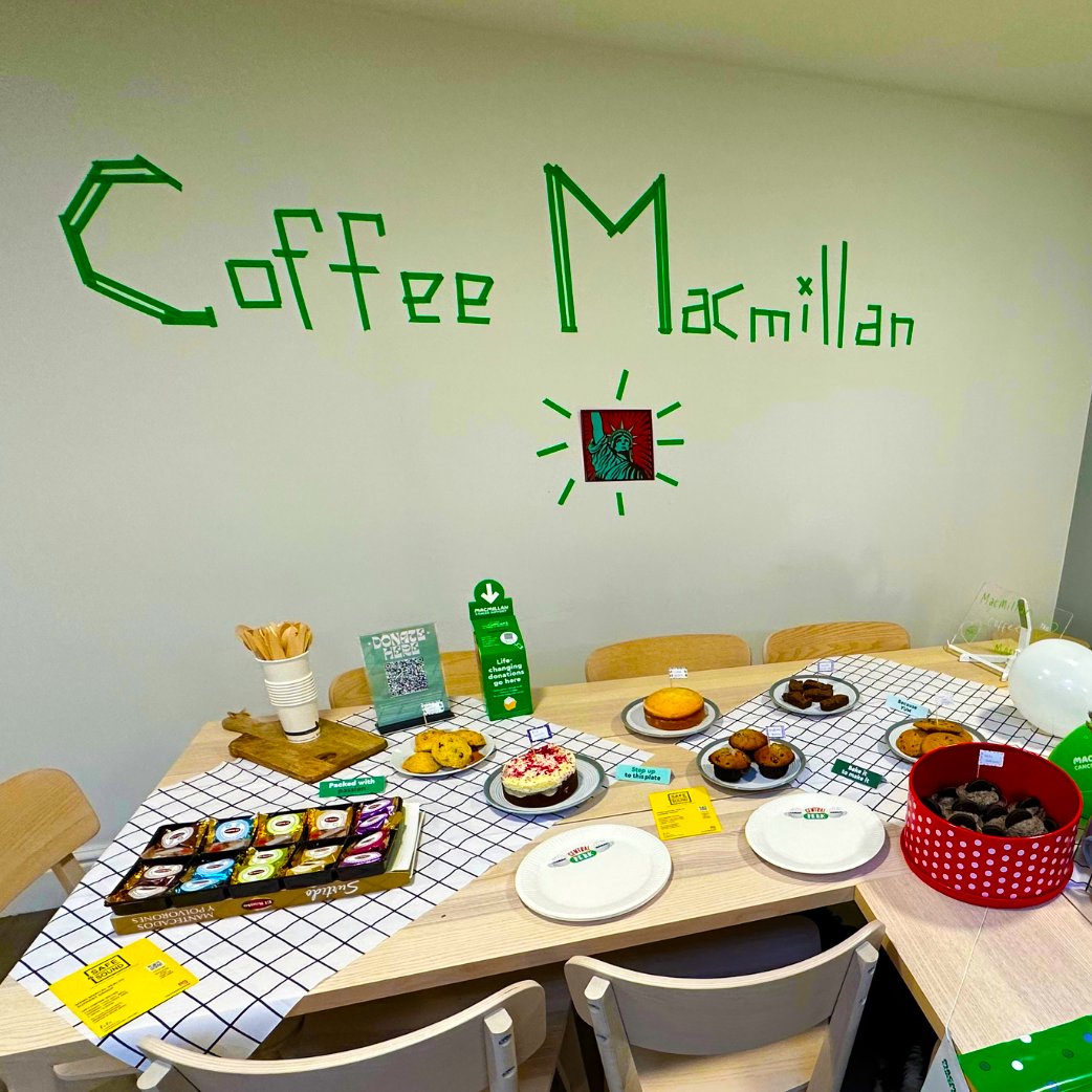☕️ 2023's #MacmillanCoffeeMorning is today! Have you taken part?

Our excellent team put together a great morning for us in the office, and it was such a lovely fundraising event - we're so thankful we have such a caring group here at TKG 💚

While the official Macmillan Coffee