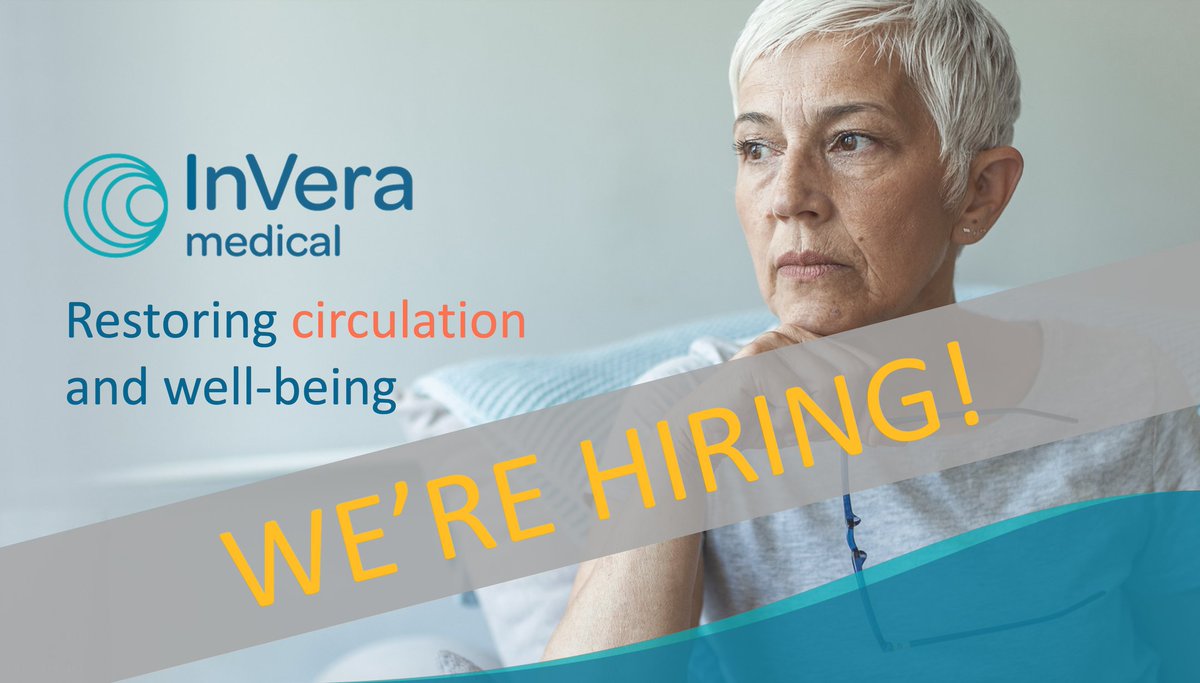 InVeraMedical's tweet photo. 🚀 Join Our Growing Team at InVera Medical! 🌟
https://t.co/73VA33UGfe 
Our journey to bring our innovative mechanical endovenous medical device for treatment of Chronic Venous Disease to the market is gaining momentum, and we're looking for exceptional individuals to join us! https://t.co/eISr8shAzz