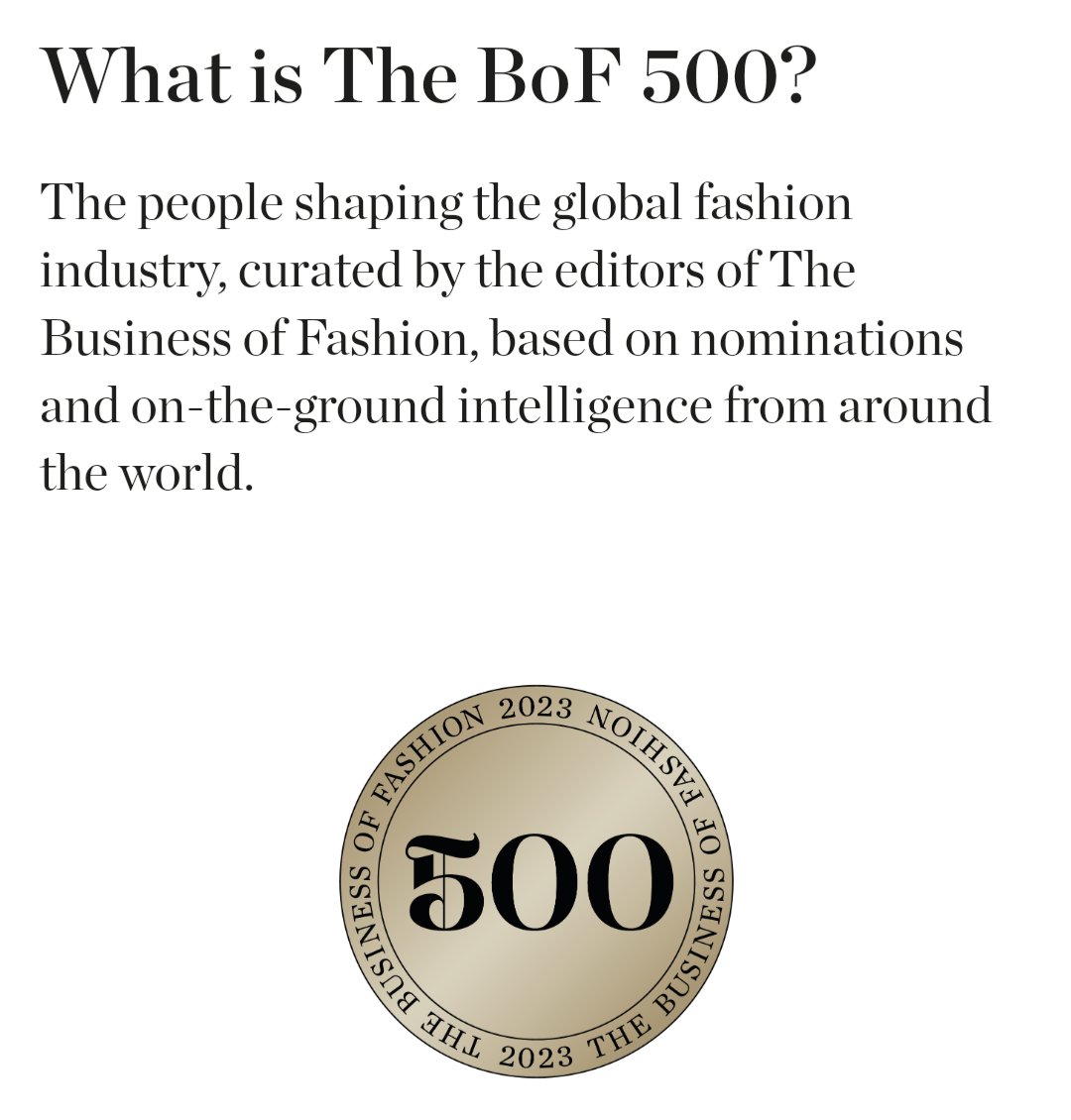 chartsjackson's tweet photo. Jackson Wang is honored as a Business of Fashion (BoF) 500 Class of 2023 cohort!!! 🔥🔥🔥

He's identified as a person shaping the global fashion industry, and selected based on key factors including leadership, creativity, innovation and impact 🙇‍♀️

Congratulations #JacksonWang #TEAMWANG 💐