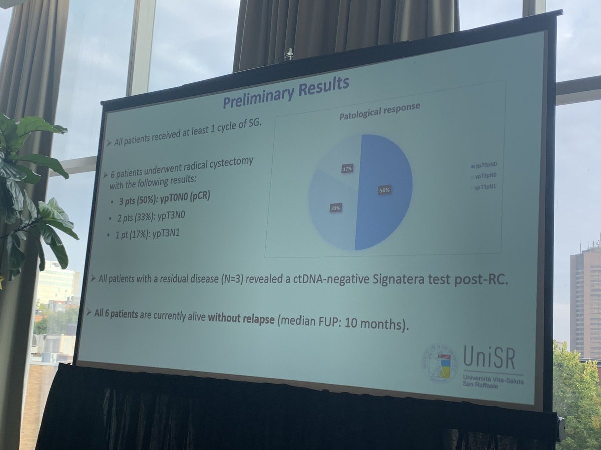 #IBCN23 SURE-01 by Antonio Cigliola neoadjuvant RC outcomes reported safety profile with 50% pCR! @AndreaNecchi