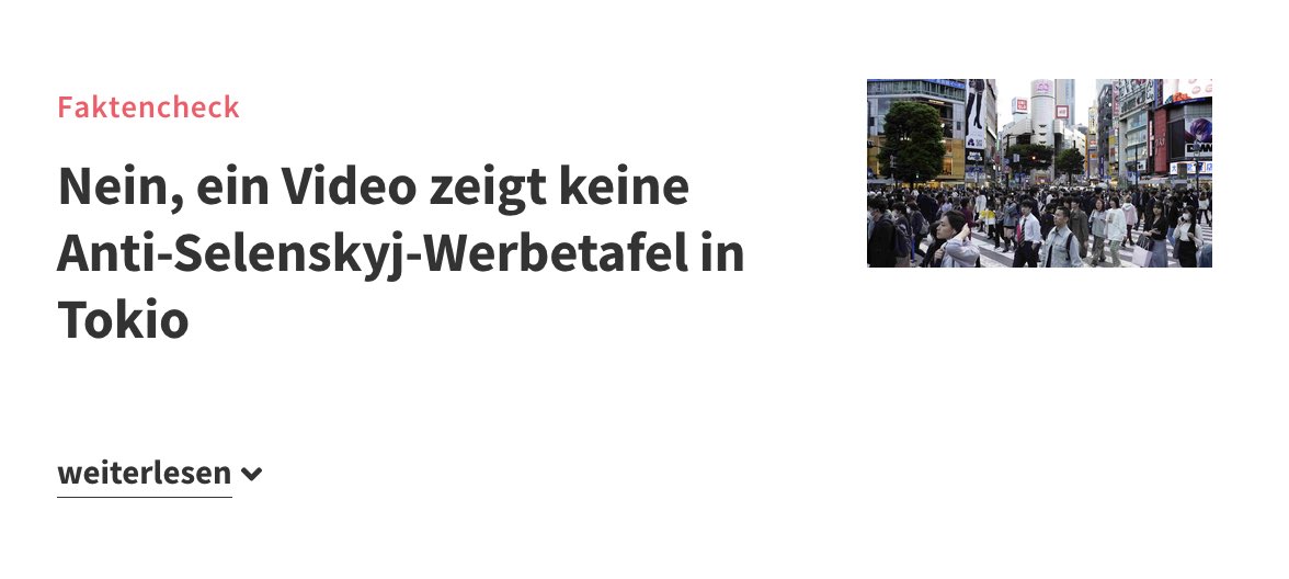 Russland testet Propaganda mitunter, bevor sie in größerem Stil eingesetzt wird. Das wiederholte Auftreten der Inhalte legt nahe, dass diese Form als wirksam bewertet wurde - mit weiteren Fälschungen ist zu rechnen. Orientierung geben Faktenchecks: correctiv.org/faktencheck/ru…