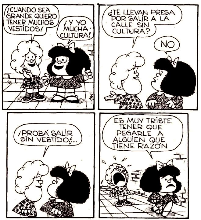 gabyarocha's tweet photo. Amo a Mafalda, me recuerda que mi papá me regaló todos sus libros para que me familiarizara con el humor inteligente. 
¡Gracias, Mafalda! 🎉🎉🎉 ¡Gracias, Quino!
¡Gracias, papá! https://t.co/UvZwxS1Ewf