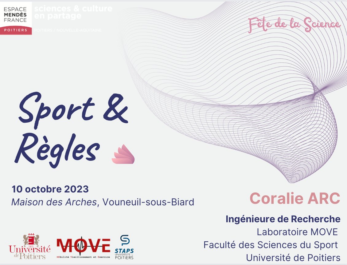Table-ronde avec Tom Chassard (@INSEP_PARIS) organisée dans le cadre de la Fête de la Science, à Poitiers. ☞ monitoring du cycle menstruel, sensibilisation au syndrome RED-S, partage d'expériences, ... ⊕ infos : emf.fr/ec3_event/spor…
