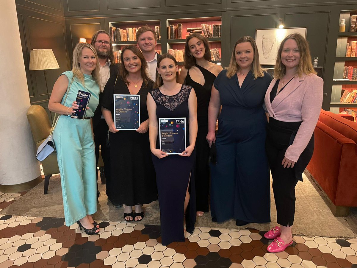 prominentpr's tweet photo. We're award winners!

At last night's @CIPR_EastAnglia PRide awards we collected GOLD in the Corporate and Business Communications Campaign of the Year category!

Our amazing account manager @keira_pr also scooped silver in the Young Communicator of the Year category!

🧵 https://t.co/bRfb7otFcD