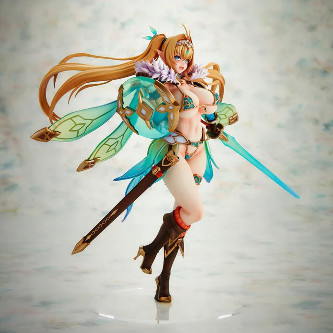 【限定販売】エルフ村 第12村人 ルルーニャ アンテナショップ限定版 1/6 完成品フィギュア #amiami  王道ビキニアーマーエルフ、ルルーニャが本日からご予約開始です!ピンチシチュが再現できる限定版がおすすめです!