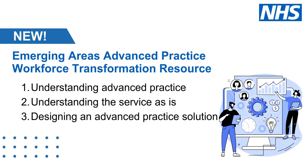 Our Emerging Areas Advanced Practice Workforce Transformation Resource is now live! 

The resource has been created to support local systems, organisations and services to develop advanced practice roles in new areas. View here 👉 orlo.uk/93LCt #AdvancedPractice