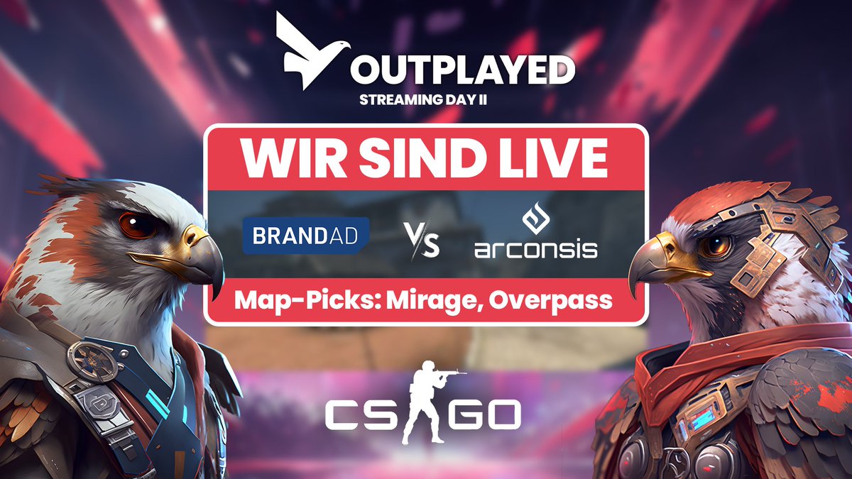 metagame (@metagameai) on Twitter photo +++ Das erste #CSGO-Match startet! +++
<a href="/BRANDADGroup/">BRANDAD Group AG</a> vs. <a href="/arconsis/">arconsis</a>
- Der #Outplayed Company Esports Cup🔴LIVE -
Kommt rein:🔗shorturl.at/htGPX
🎙️<a href="/slamiZGouD/">Dominic Sommersperger</a> & <a href="/fALECX/">Samuel ‘fALECX‘ Klefe</a>
📍<a href="/lvlberlin/">LVL Berlin</a>
#powerofplay #csgo #CS2 #esports +++ Das erste #CSGO-Match startet! +++
<a href="/BRANDADGroup/">BRANDAD Group AG</a> vs. <a href="/arconsis/">arconsis</a>
- Der #Outplayed Company Esports Cup🔴LIVE -
Kommt rein:🔗shorturl.at/htGPX
🎙️<a href="/slamiZGouD/">Dominic Sommersperger</a> & <a href="/fALECX/">Samuel ‘fALECX‘ Klefe</a>
📍<a href="/lvlberlin/">LVL Berlin</a>
#powerofplay #csgo #CS2 #esports