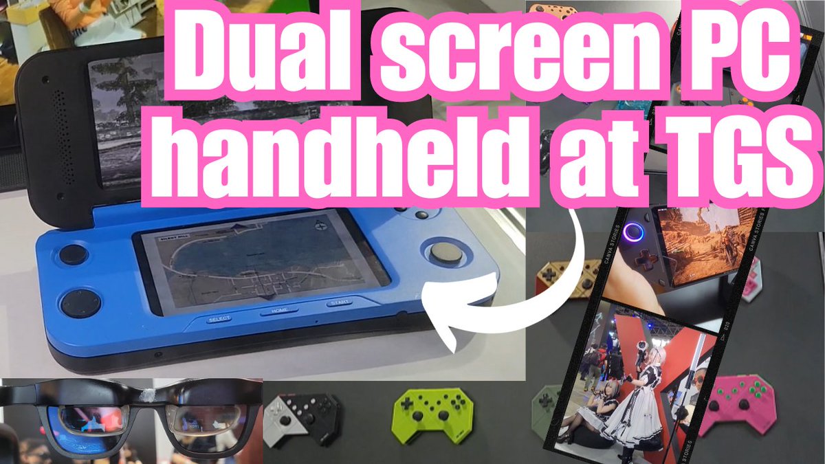 I like that dual screen PC handheld idea!!
See what happened at TGS here↓
youtu.be/CJSiIv9Qgcc
#TGS #retrohandheld #RETROGAMING #PChandheld
#pcgaming #NDS #3DS #onexplayer #onexfly