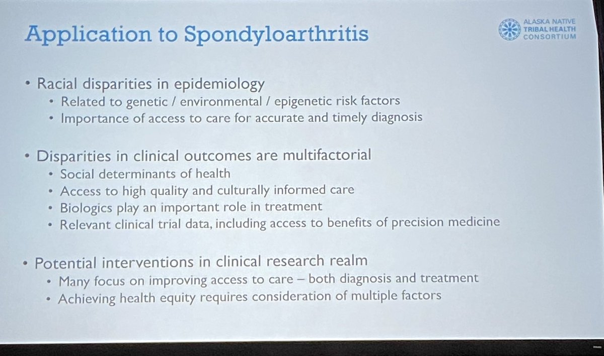 Sinead m (@sineadm15) on Twitter photo Great talk from <a href="/ElizabethFerruc/">Elizabeth Ferrucci</a> on lessons from her practice in Alaska and what Rheumatologists can do to help improve disparities in access to care <a href="/spondylitis/">Spondylitis.org</a> #unmetresearchneeds conference Great talk from <a href="/ElizabethFerruc/">Elizabeth Ferrucci</a> on lessons from her practice in Alaska and what Rheumatologists can do to help improve disparities in access to care <a href="/spondylitis/">Spondylitis.org</a> #unmetresearchneeds conference