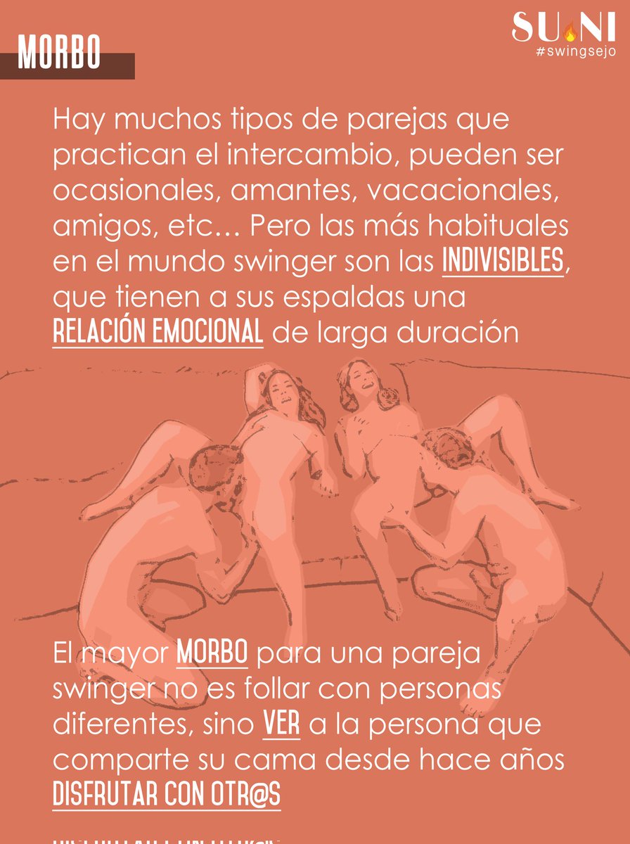 DibujitosdSUxNI's tweet photo. Es diferente el intercambio, para una pareja que lleva mucho tiempo juntos y tiene un vínculo emocional, que para una pareja ocasional, de amantes o de circunstancias. Nosotros pensamos que sí, porque ambas no pueden sentir el mismo morbo. ¿Qué pensáis vosotros?
#swingsejo https://t.co/AdbwoJ8OWD