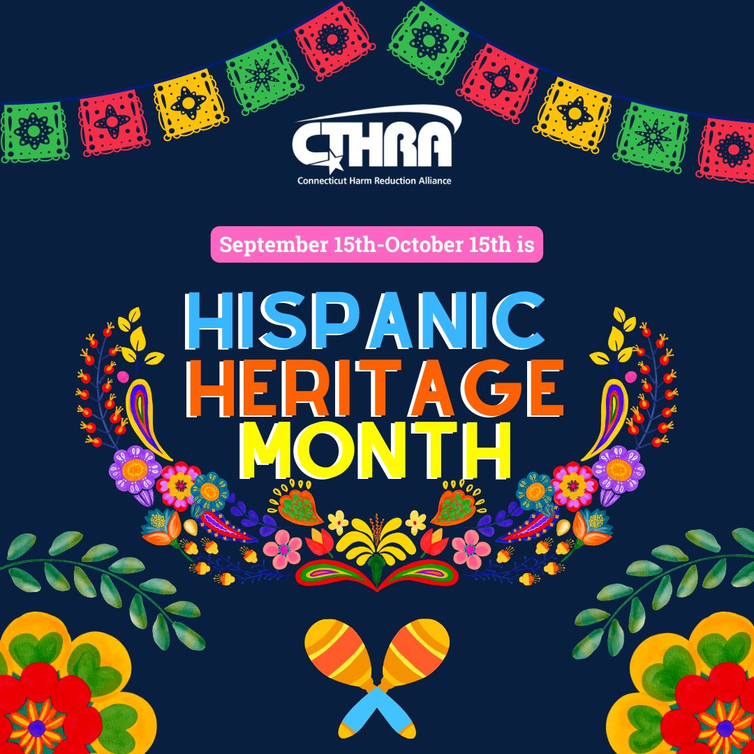 CTHRA_org's tweet photo. Happy National Hispanic Heritage Month! 

#CTHRA #SWANCT #GHHRC #HispanicHeritageMonth2023 https://t.co/SvNoMknJAV